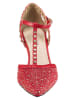 Heine Leder-Pumps in Rot