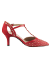 Heine Leder-Pumps in Rot