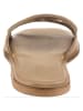 Heine Leder-Pantoletten in Beige