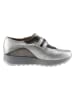 Heine Leren sneakers zilverkleurig