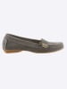 Heine Skórzane slippersy w kolorze khaki