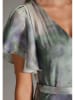 SWING Kleid in Grün/ Creme/ Blau