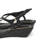 Polo Club Sandalen "Wedge" in Schwarz