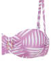 LASCANA Biustonosz bikini w kolorze fioletowym