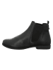Think! Leder-Chelsea-Boots in Schwarz