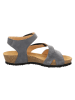 Think! Leren sandalen grijs
