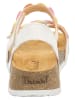 Think! Leren sandalen wit