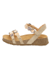 Think! Leren sandalen beige