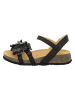 Think! Leder-Sandalen in Schwarz