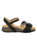 Think! Leren sandalen zwart