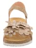 Think! Leren sandalen beige
