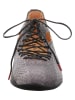 Think! Leder-Schnürschuhe in Grau