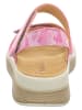 Think! Leder-Sandalen in Rosa