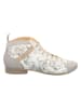 Think! Leder-Schnürschuhe in Creme