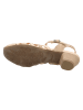 Think! Leren pumps beige