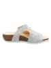 Think! Leren slippers grijs