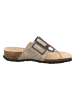Think! Leder-Zehentrenner in Beige