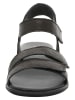 Think! Leder-Sandalen in Schwarz