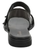 Think! Leder-Sandalen in Schwarz