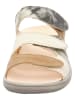 Think! Leder-Pantoletten in Bunt
