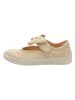 Think! Leder-Spangenballerinas in Beige