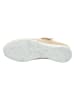 Think! Leren ballerina's met bandje beige