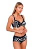 Teleno Bikini in Schwarz/ Weiß