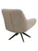 House Nordic Fotel "Grandola" w kolorze szaro-czarnym - 84 x 93 x 81 cm