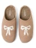 Living Kitzbühel Hausschuhe "Mimi Masche" in Beige