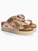 BACKSUN Slippers "Maldives" goudkleurig