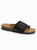 BACKSUN Pantoletten "Sombrero" in Schwarz