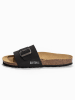 BACKSUN Pantoletten "Sombrero" in Schwarz