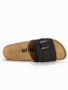 BACKSUN Pantoletten "Sombrero" in Schwarz