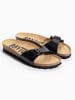 BACKSUN Slippers "Zephyr" zwart