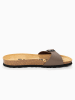 BACKSUN Slippers "Zephyr" lichtbruin