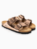 BACKSUN Slippers "Atlas" goudkleurig