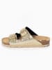 BACKSUN Slippers "Atlas" goudkleurig