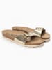 BACKSUN Slippers "Zephyr" goudkleurig
