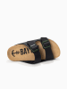 BACKSUN Pantoletten "Atlas" in Schwarz