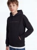 JACK & JONES Junior Hoodie "Star" in Schwarz