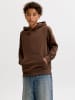 JACK & JONES Junior Hoodie "Star" in Braun