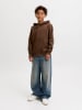 JACK & JONES Junior Hoodie "Star" in Braun