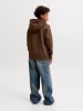 JACK & JONES Junior Hoodie "Star" in Braun