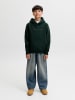 JACK & JONES Junior Hoodie "Star" donkergroen