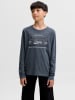 JACK & JONES Junior Longsleeve in Blaugrau
