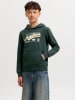 JACK & JONES Junior Hoodie donkergroen
