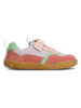 Groundies Leren barefootschoenen lichtroze/groen