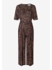 More & More Jumpsuit in Braun/ Schwarz