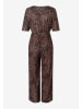 More & More Jumpsuit in Braun/ Schwarz