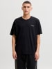 Jack & Jones 3er-Set: Shirts "Jjearchive" in Beige/ Weiß/ Schwarz